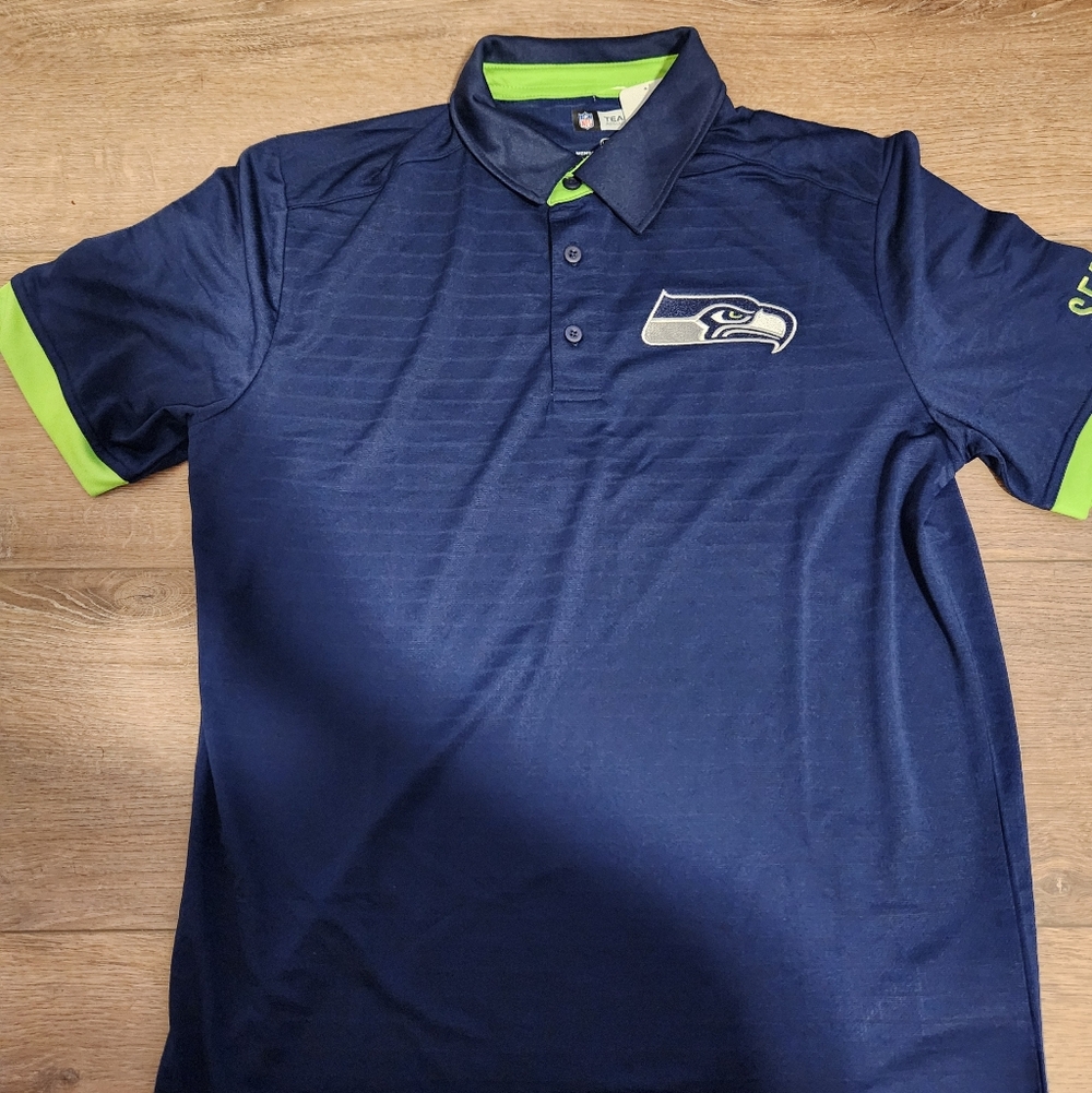 NFL Team Appearl Seattle Seahawks Men's Polo